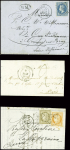32 lettres de Guéret dont 2 marques manuscrites "Guéret" + paraphe manuscrit de franchise (L1 + L2). TB lot