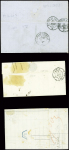 32 lettres de Guéret dont 2 marques manuscrites "Guéret" + paraphe manuscrit de franchise (L1 + L2). TB lot