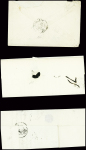 32 lettres de Guéret dont 2 marques manuscrites "Guéret" + paraphe manuscrit de franchise (L1 + L2). TB lot