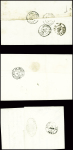 32 lettres de Guéret dont 2 marques manuscrites "Guéret" + paraphe manuscrit de franchise (L1 + L2). TB lot