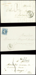 32 lettres de Guéret dont 2 marques manuscrites "Guéret" + paraphe manuscrit de franchise (L1 + L2). TB lot
