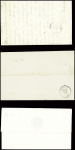 32 lettres de Guéret dont 2 marques manuscrites "Guéret" + paraphe manuscrit de franchise (L1 + L2). TB lot
