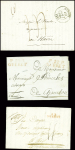 32 lettres de Guéret dont 2 marques manuscrites "Guéret" + paraphe manuscrit de franchise (L1 + L2). TB lot