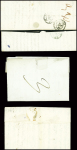 32 lettres de Guéret dont 2 marques manuscrites "Guéret" + paraphe manuscrit de franchise (L1 + L2). TB lot