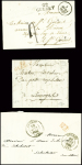 32 lettres de Guéret dont 2 marques manuscrites "Guéret" + paraphe manuscrit de franchise (L1 + L2). TB lot