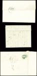 32 lettres de Guéret dont 2 marques manuscrites "Guéret" + paraphe manuscrit de franchise (L1 + L2). TB lot