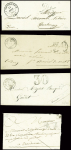 27 lettres de La Souterraine dont MP "La Souterraine" (1773) et MP rouge "P 22 P La Souterraine" (48x7mm - An 8 - ind 16) et noire (48x7mm - 1811)