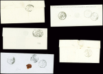 Restant de collection de la Creuse : 81 lettres : Ajain (1), Auzances (5), Bellegarde (4), Bonnat (5), Chatelux Malvaleix (9), La Courtine (2), Crocq (4)