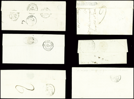 Restant de collection de la Creuse : 81 lettres : Ajain (1), Auzances (5), Bellegarde (4), Bonnat (5), Chatelux Malvaleix (9), La Courtine (2), Crocq (4)
