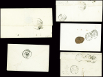 Restant de collection de la Creuse : 81 lettres : Ajain (1), Auzances (5), Bellegarde (4), Bonnat (5), Chatelux Malvaleix (9), La Courtine (2), Crocq (4)