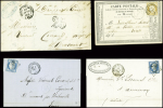 Restant de collection de la Creuse : 81 lettres : Ajain (1), Auzances (5), Bellegarde (4), Bonnat (5), Chatelux Malvaleix (9), La Courtine (2), Crocq (4)