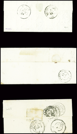 Restant de collection de la Creuse : 81 lettres : Ajain (1), Auzances (5), Bellegarde (4), Bonnat (5), Chatelux Malvaleix (9), La Courtine (2), Crocq (4)