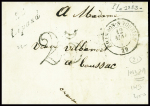 Restant de collection de la Creuse : 81 lettres : Ajain (1), Auzances (5), Bellegarde (4), Bonnat (5), Chatelux Malvaleix (9), La Courtine (2), Crocq (4)