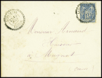 Restant de collection de la Creuse : 81 lettres : Ajain (1), Auzances (5), Bellegarde (4), Bonnat (5), Chatelux Malvaleix (9), La Courtine (2), Crocq (4)