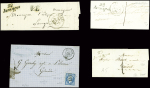 Restant de collection de la Creuse : 81 lettres : Ajain (1), Auzances (5), Bellegarde (4), Bonnat (5), Chatelux Malvaleix (9), La Courtine (2), Crocq (4)