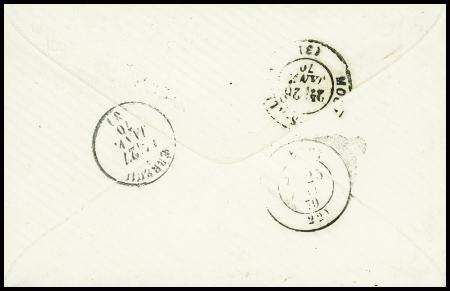Restant de collection de la Creuse : 81 lettres : Ajain (1), Auzances (5), Bellegarde (4), Bonnat (5), Chatelux Malvaleix (9), La Courtine (2), Crocq (4)
