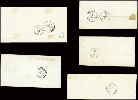 Restant de collection de la Creuse : 81 lettres : Ajain (1), Auzances (5), Bellegarde (4), Bonnat (5), Chatelux Malvaleix (9), La Courtine (2), Crocq (4)