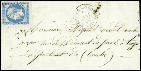 Restant de collection de la Creuse : 81 lettres : Ajain (1), Auzances (5), Bellegarde (4), Bonnat (5), Chatelux Malvaleix (9), La Courtine (2), Crocq (4)