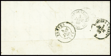 Restant de collection de la Creuse : 81 lettres : Ajain (1), Auzances (5), Bellegarde (4), Bonnat (5), Chatelux Malvaleix (9), La Courtine (2), Crocq (4)