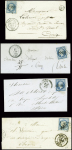 Restant de collection de la Creuse : 81 lettres : Ajain (1), Auzances (5), Bellegarde (4), Bonnat (5), Chatelux Malvaleix (9), La Courtine (2), Crocq (4)
