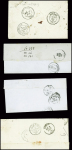Restant de collection de la Creuse : 81 lettres : Ajain (1), Auzances (5), Bellegarde (4), Bonnat (5), Chatelux Malvaleix (9), La Courtine (2), Crocq (4)