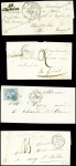 Restant de collection de la Creuse : 81 lettres : Ajain (1), Auzances (5), Bellegarde (4), Bonnat (5), Chatelux Malvaleix (9), La Courtine (2), Crocq (4)