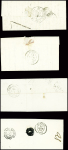 Restant de collection de la Creuse : 81 lettres : Ajain (1), Auzances (5), Bellegarde (4), Bonnat (5), Chatelux Malvaleix (9), La Courtine (2), Crocq (4)