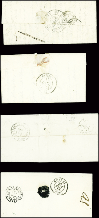 Restant de collection de la Creuse : 81 lettres : Ajain (1), Auzances (5), Bellegarde (4), Bonnat (5), Chatelux Malvaleix (9), La Courtine (2), Crocq (4)
