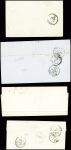 Restant de collection de la Creuse : 81 lettres : Ajain (1), Auzances (5), Bellegarde (4), Bonnat (5), Chatelux Malvaleix (9), La Courtine (2), Crocq (4)