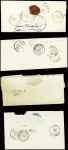 Restant de collection de la Creuse : 81 lettres : Ajain (1), Auzances (5), Bellegarde (4), Bonnat (5), Chatelux Malvaleix (9), La Courtine (2), Crocq (4)