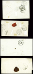 Restant de collection de la Creuse : 81 lettres : Ajain (1), Auzances (5), Bellegarde (4), Bonnat (5), Chatelux Malvaleix (9), La Courtine (2), Crocq (4)