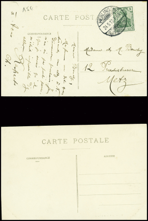 13 cartes postales neuves "Fêtes d'aviation Nancy Jarville 7 et 8 avril 1912". TB