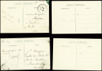 28 cartes postales du Circuit de l'Est dont beaucoup avec légende "Circuit de l'Est Nancy-Jarville 9, 10 aout et 11 aout 1910". TB