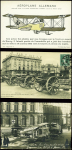 9 CP dont 8 d'avions allemands abattus à Nancy dont CP photo "Avion boche bi-moteurs abattu lors d'un combat aérien par Guynemer (son 31e) le 8 février 1917"