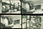 27 cartes postales de ruines causées à Nancy par des dirigeables et avions allemands. TB