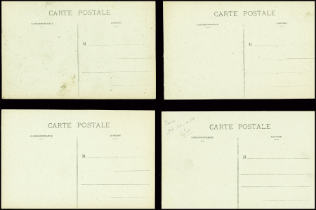 27 cartes postales de ruines causées à Nancy par des dirigeables et avions allemands. TB