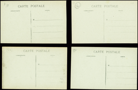 27 cartes postales de ruines causées à Nancy par des dirigeables et avions allemands. TB