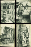38 cartes postales de bombardements de Nancy par les canons allemands, la plupart 9/10 sept 1914. TB