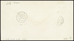 N°24 obl ancre + CAD octogonal "CUBA *" (1867) (Salles n°1364) sur lettre pour Paris, ind 18. TB