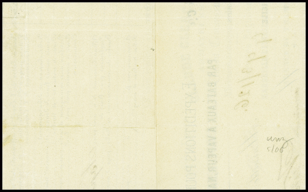 N°24, 80c rose, obl rect de points 184 + cAD "Napoli UF° SUCCle del Porto" (1869) + griffe bleue "affranchie" (Salles n°695) sur lettre de Marseille