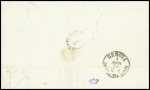 N°28 + 31 obl petite griffe noire "Via di Mare" de 23mm