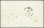N°29 obl losange de points rouge "CER 2" + CAD rouge "Corps EXPEDre 2 Rome 2" (18 mars 1870) sur lettre, signé Calves. TB