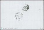 N°32, 80c rose, obl ancre + CAD octogonal "Constantinople PAQ. FR.U N°3" (1872) (Salles n°882) sur lettre pour Marseille, ind 15. TB