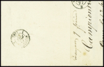 2 lettres AFF n°45 obl GC 1736 + T16 Gueugnon (70) (fev 70) et GC 3279 + T17 Salon (avril 71). TB
