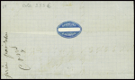2 lettres AFF n°45 obl GC 1736 + T16 Gueugnon (70) (fev 70) et GC 3279 + T17 Salon (avril 71). TB