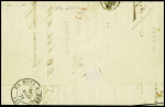 N°48 obl GC 2240 + CAD "Marseille place centrale" (5 aout 71) sur lettre pour Rome. TB
