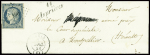 AVEYRON N°4 obl PC 150 + cursive "11 Asprières" + T15
