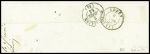 AVEYRON N°4 obl PC 150 + cursive "11 Asprières" + T15