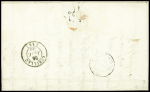 2 lettres : n°14 obl PC 1607 + T22 Lacalm (1855) et n°22 obl GC 1913 + T22 Lacalm (1867), ind 17 et ind 16. TB