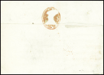 Lettre de Nancy (23 janv 1815) d'un militaire de l'armée royaliste avec MP "52 Nancy" + cachet ovale rouge